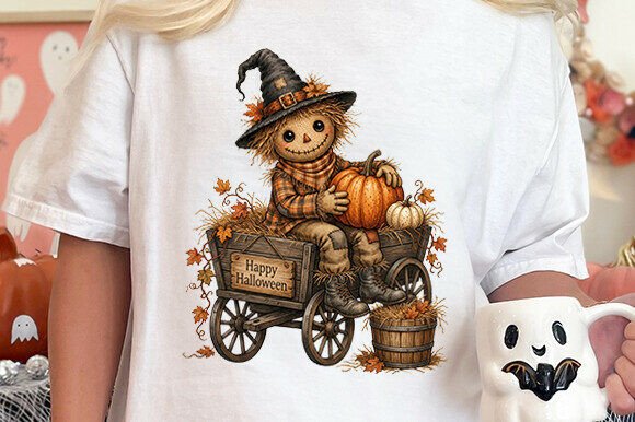 Download Cute Scarecrow Halloween PNG - Cute Collection