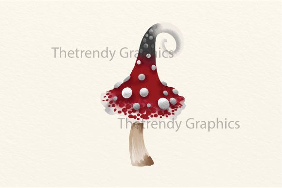 Download Watercolor Fairy Tale Cute Mushroom PNG - Cute Collection