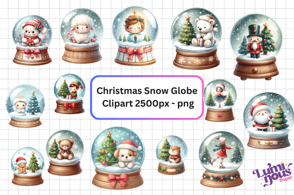Download Christmas Cute Snow Globe Clipart - Cute Collection