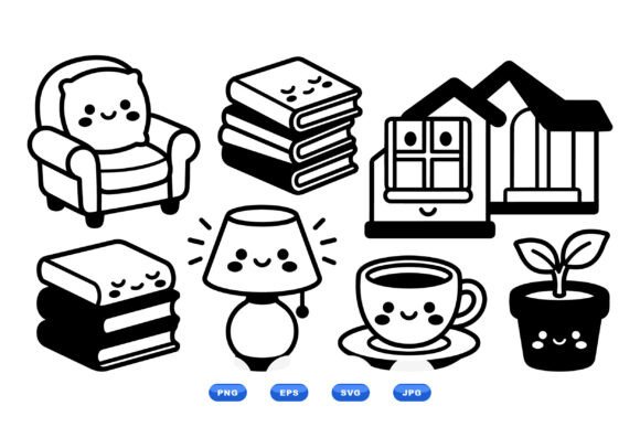 Download Cute Cozy Home Clipart Svg - Cute Collection
