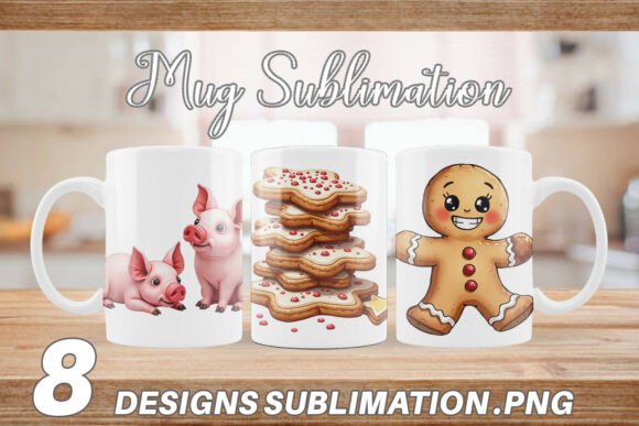 Download UglyCute Nordic Christmas Mug Wrap - Cute Collection