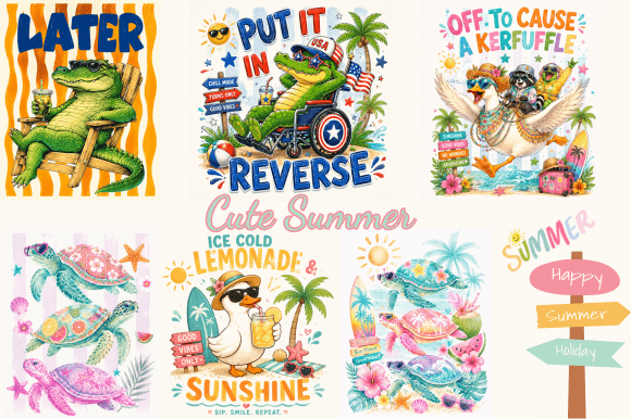 Download Cute Summer Sublimation Bundle PNG - Cute Collection