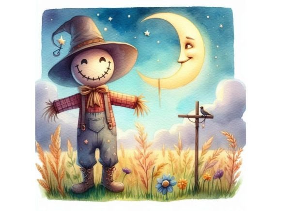 Download 🎩 a Cute Scarecrow with a Crooked Smile - Cute Collection