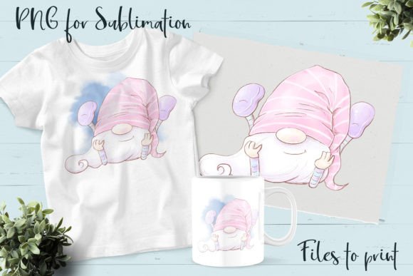Download Cute Gnome Sublimation. Design - Cute Collection