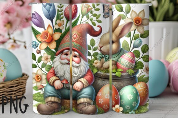 Download Easter Cute Gnome Tumbler Wrap - Cute Collection