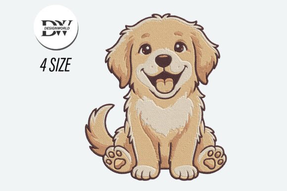 Download Cute Puppy Happy Dog Embroidery Design - Cute Collection