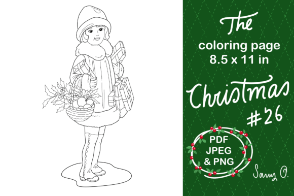 Download Christmas Gifts Vintage Adult Coloring - Premium Bundle